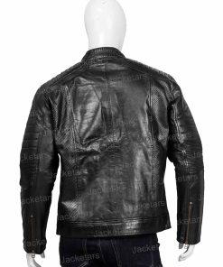 Mens Johnson Black Leather Jacket