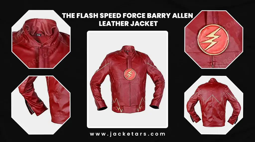 The Flash Speed Force Barry Allen Leather Jacket