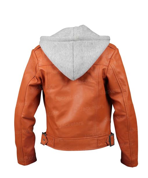 Women Orange Olivia Leather Jacket.jpg