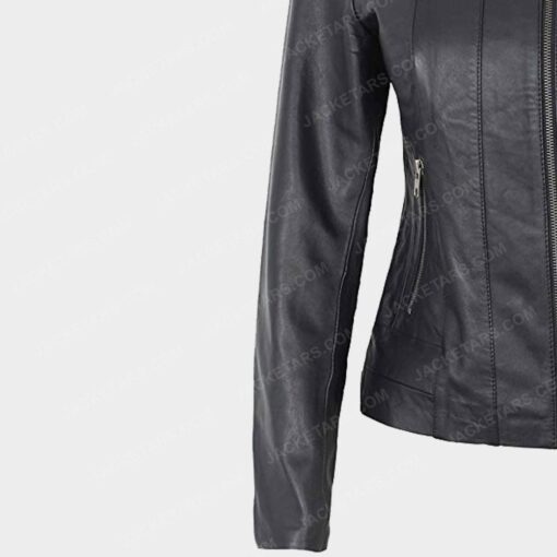 Womens Black Leather Jacket