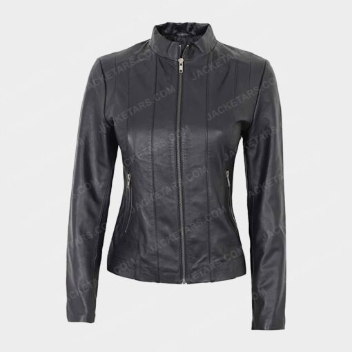 Womens Black Leather Jacket