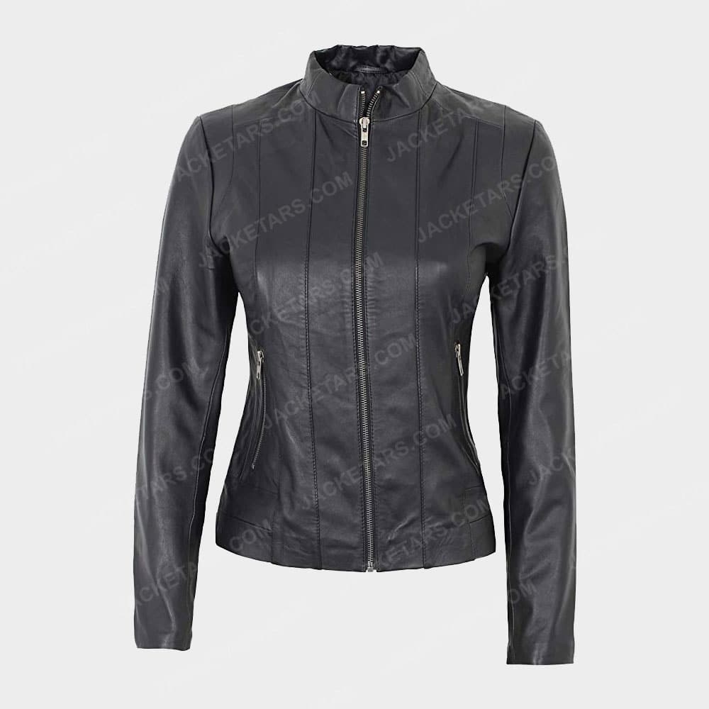 black casual jacket womens