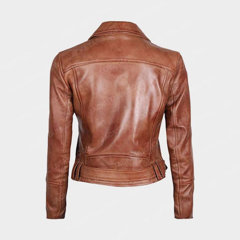Womens Brown Leather Jacket Womens Stylish Brown Leather Jacket