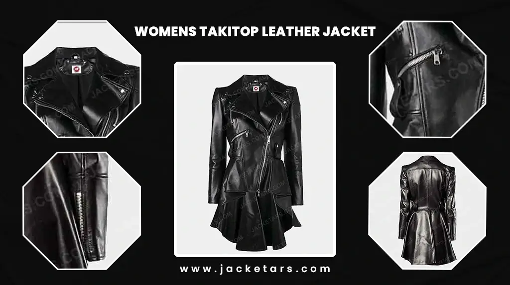 Womens Takitop Leather Jacket