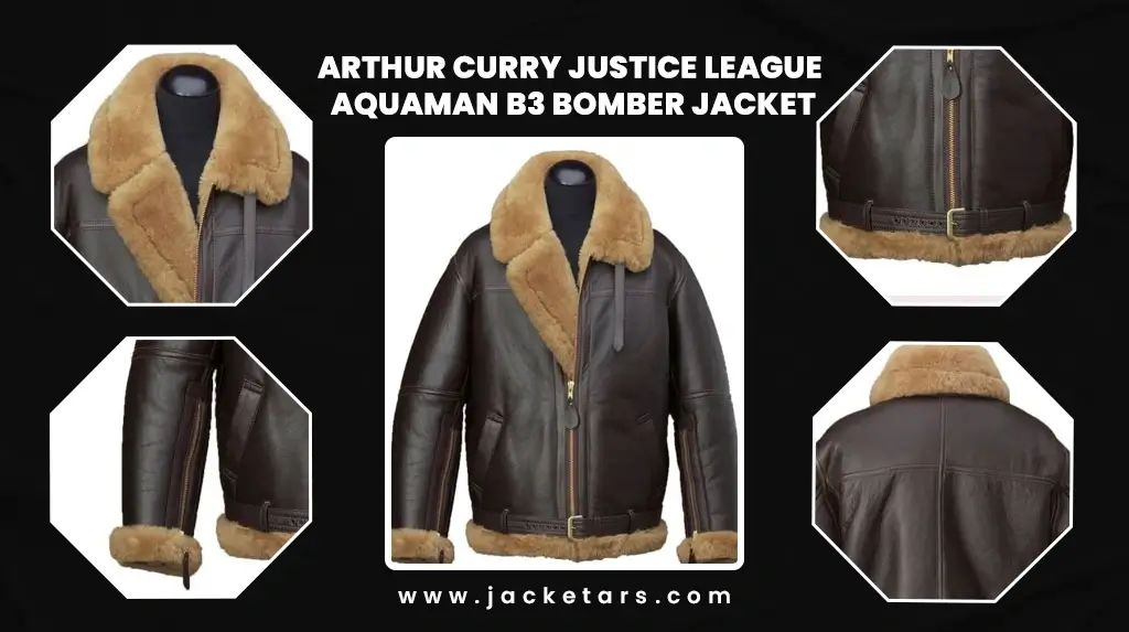 Arthur Curry Justice League Aquaman B3 Bomber Jacket