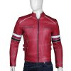 Mens Cafe Racer Red Leather Jacket.jpg