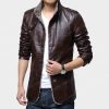 Mens Classic Motorcycle Biker Leather Jackets