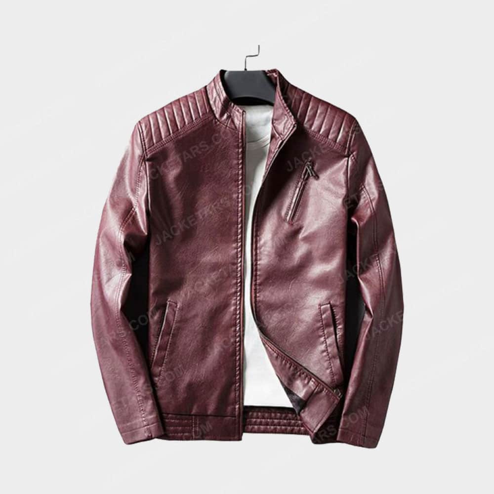 mens red winter coat