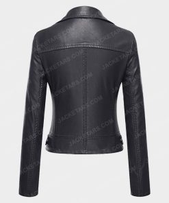 Womens Biker Black Jacket