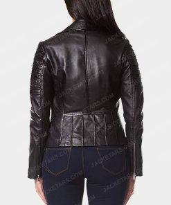 Womens Motorcycle Black Jacket