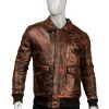 Mens Distressed Brown Leather Jackets