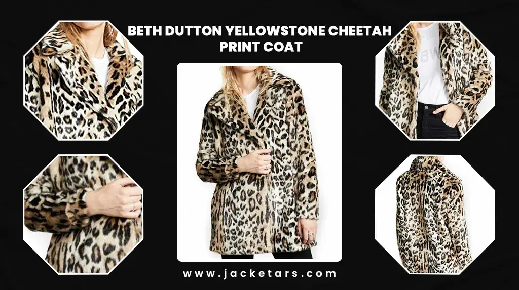 Beth Dutton Yellowstone Cheetah Print Coat