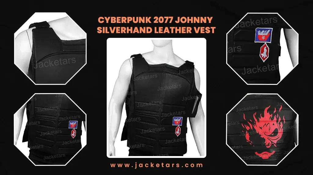 Cyberpunk 2077 Johnny Silverhand Leather Vest