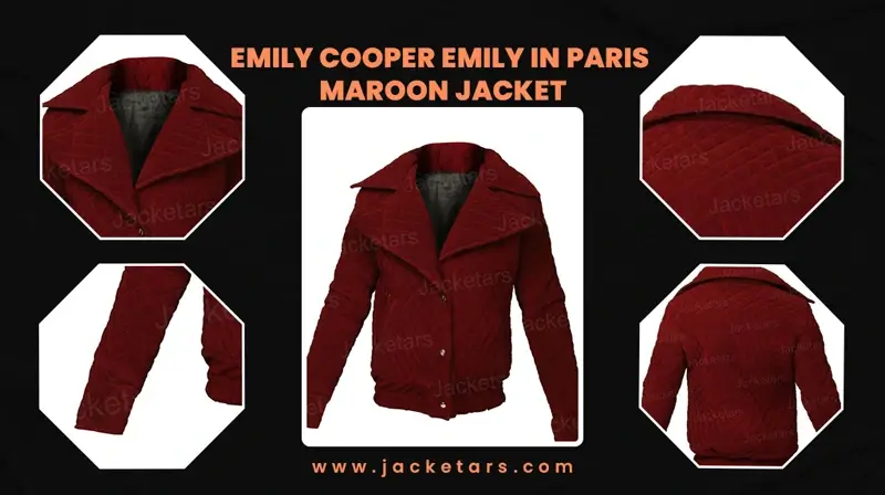 Emily Cooper Emily in Paris Maroon Jacket