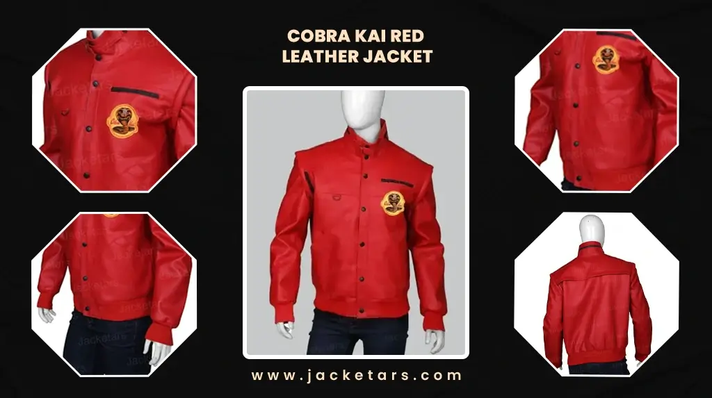 Cobra Kai Red Leather Jacket