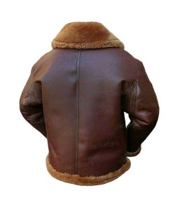 Mens Aviator Shearling Brown Leather Jacket.jpg