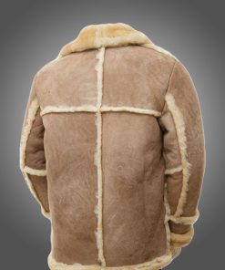 Mens Sheepskin Brown Fur Coat