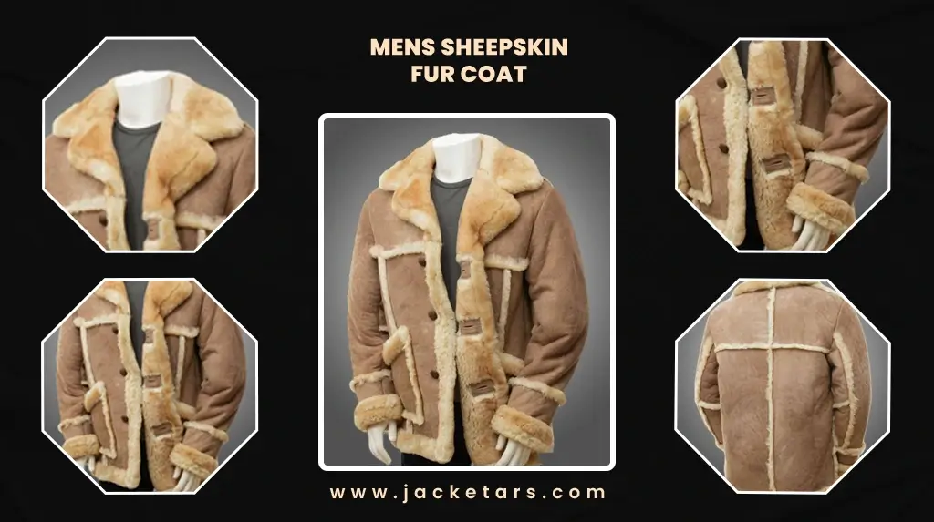 Mens Sheepskin Fur Coat