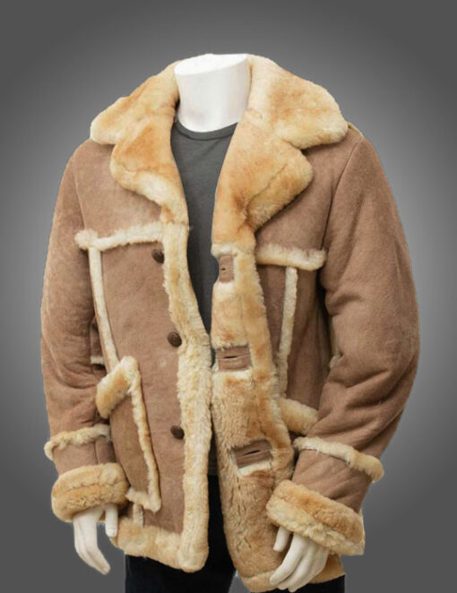 Mens Sheepskin Fur Coat