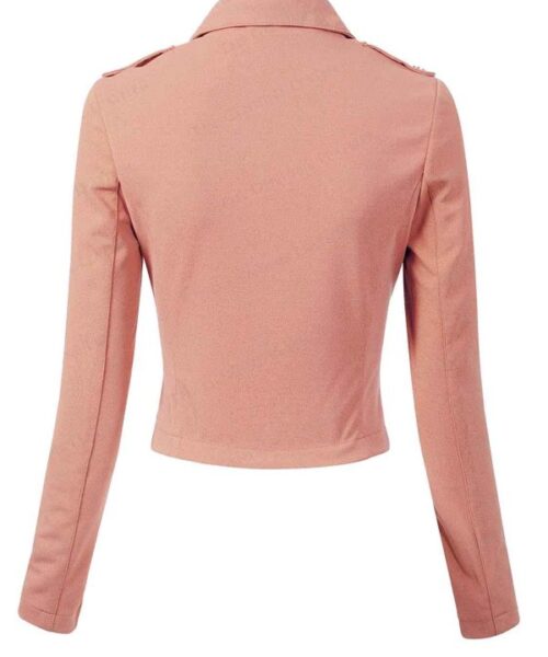 Pink Leather Jacket