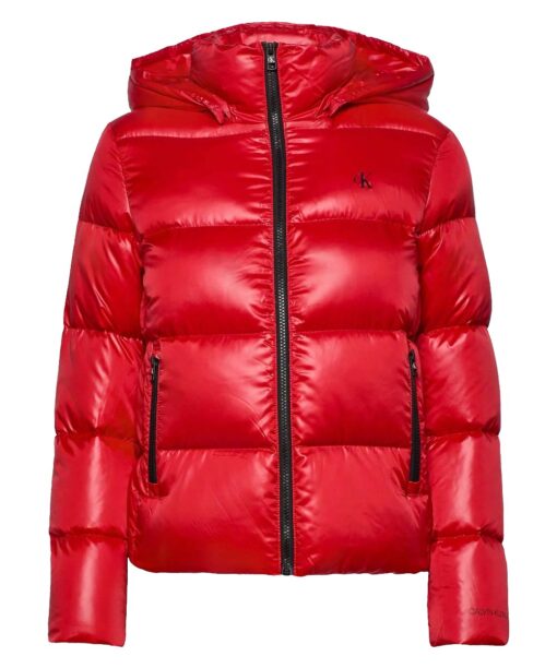 Mens Red Puffer Jacket