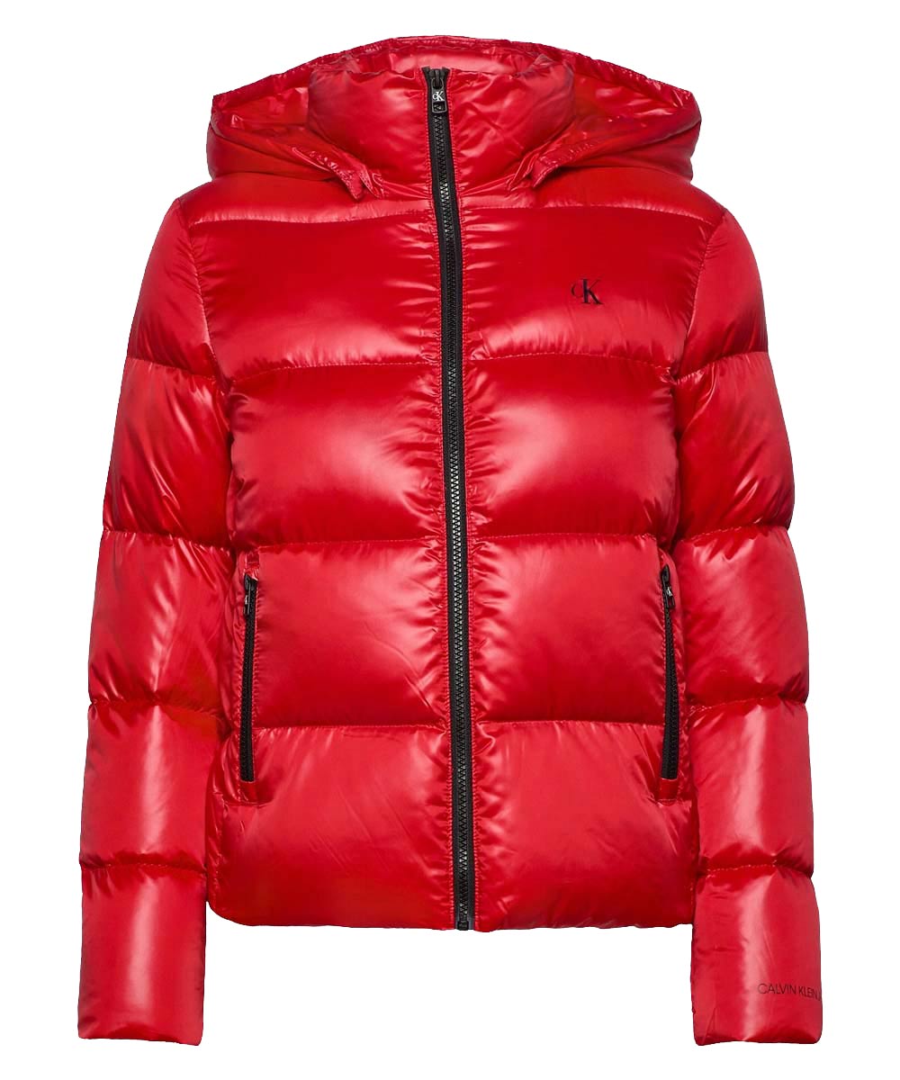 Mens Puffer Red Jacket