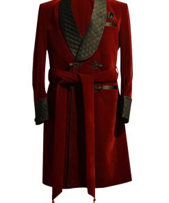 Mens Smoking Velvet Coat