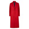 Women Red Long Coat