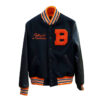 Mens Black Resistance Varsity Jacket