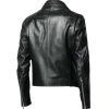 Mens Motorcycle Black Leather Jacket