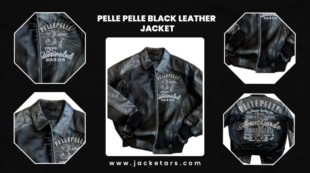 Pelle Pelle Black Leather Jacket