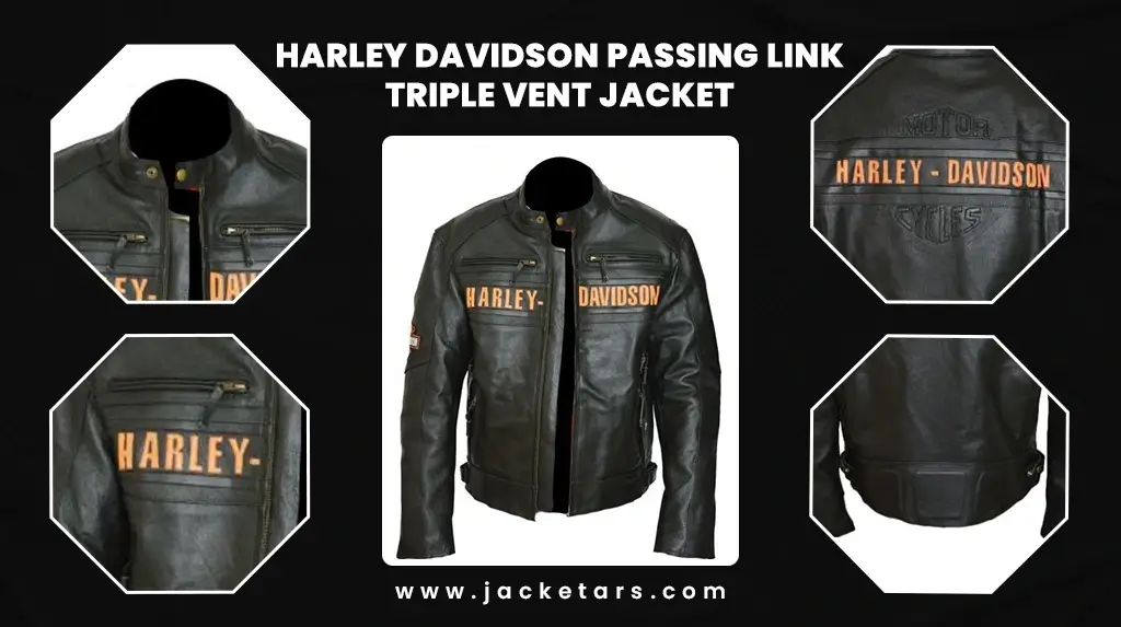 Harley Davidson Passing Link Triple Vent Jacket