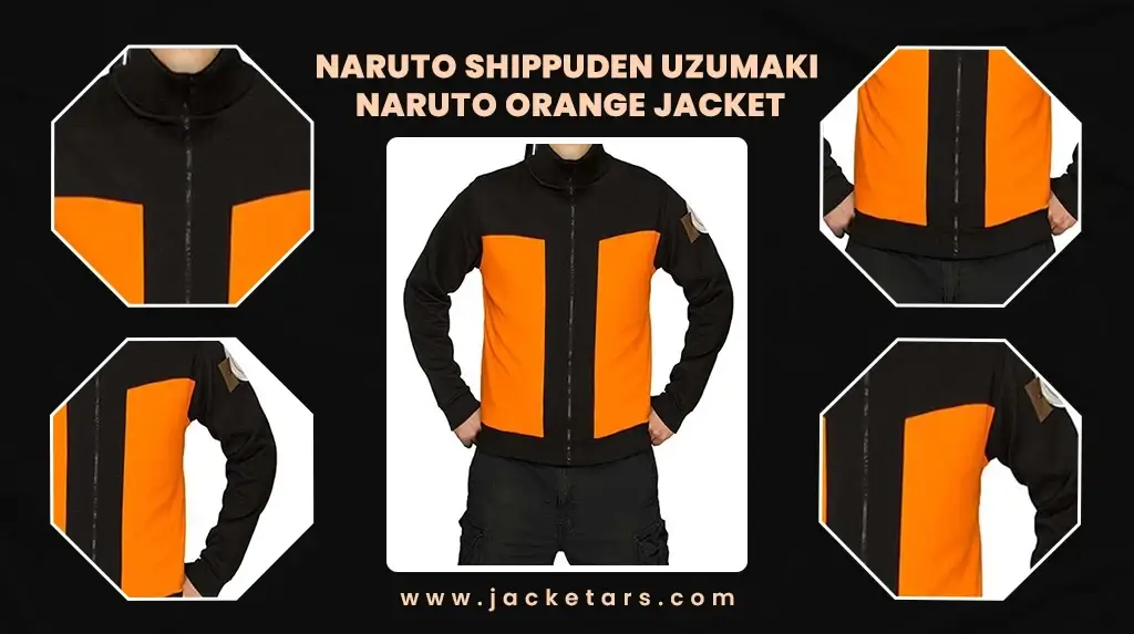 Naruto Shippuden Uzumaki Naruto Orange Jacket