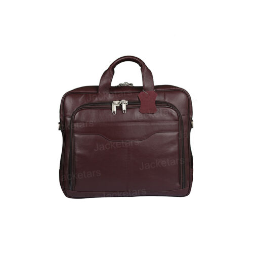 Computer Briefcase Business Case Maroon Bag