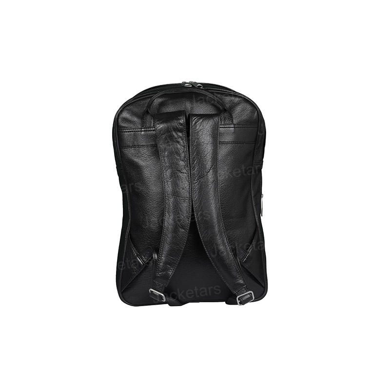 Black Leather Backpack for Men  Handmade Genuine Black Leather