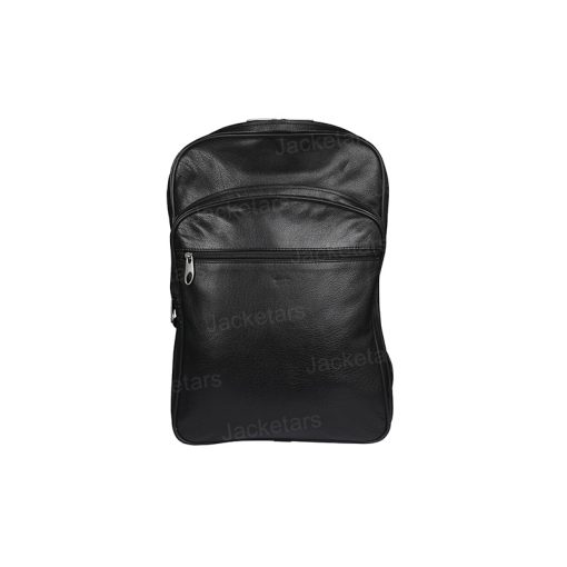 Handmade Genuine Black Leather Backpack
