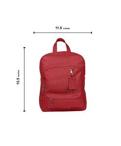 Handmade Genuine Red Leather Backpack