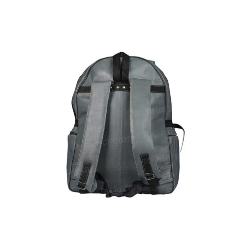 Handmade Grey Leather Backpack