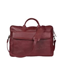 Torrance Laptop Maroon Leather Bag