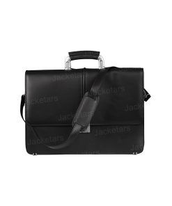 Venezia Black Briefcase Laptop Bag