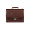 Venezia Brown Briefcase Laptop Bag