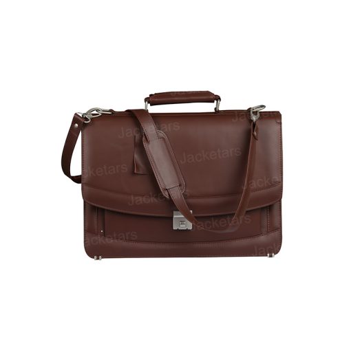 Venezia Brown Briefcase Laptop Leather Bag