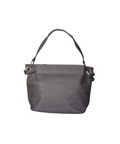 Women Grey Leather Tote1