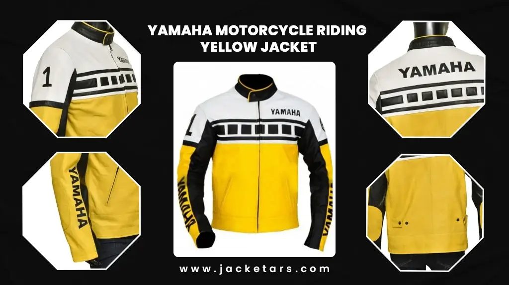 Yamaha Motorcycle Riding Yellow Jacket