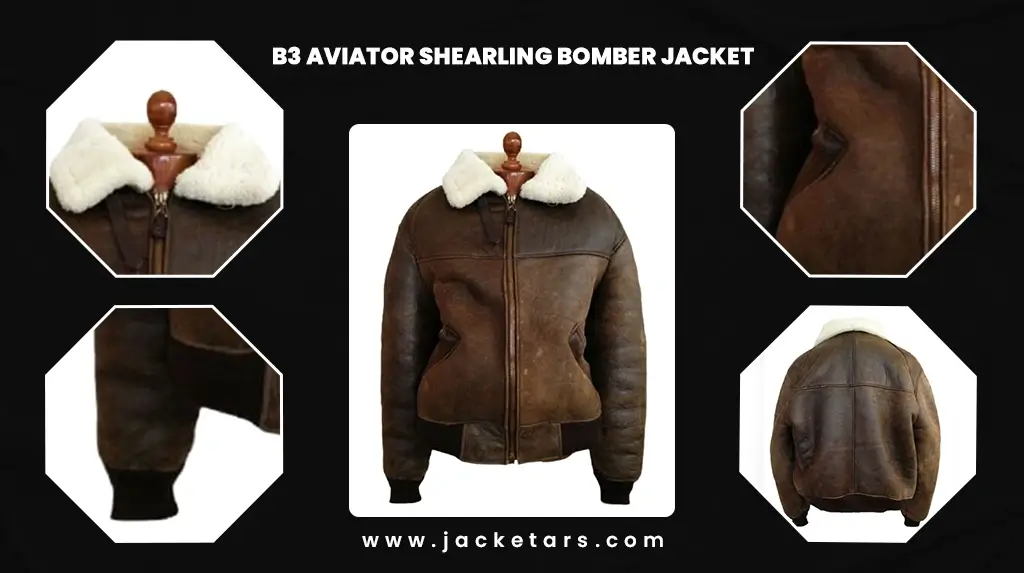 B3 Aviator Shearling Bomber Jacket