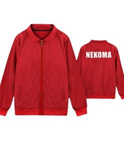 Haikyuu! Cosplay Costume NEKOMA High School Volleyball Team Unisex Jacket Sweater Coat Training Suit
