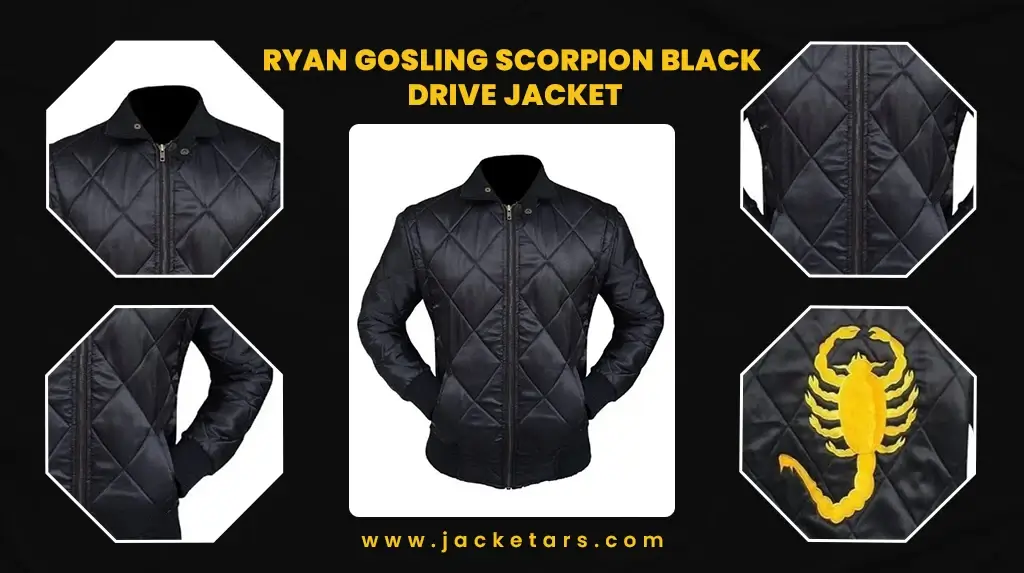 Ryan Gosling Scorpion Black Drive Jacket