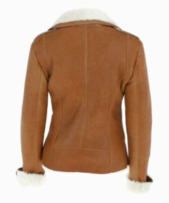 Womens-Tan-Shearling-Brown-Leather-Jacket