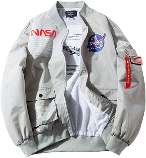 nasa jacket white