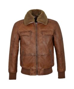 Men’s AIR Force Fur Collar Bomber Jacket